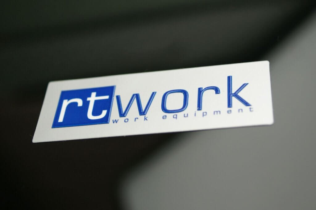 Durable 3D embossed logo plates from RT Work
