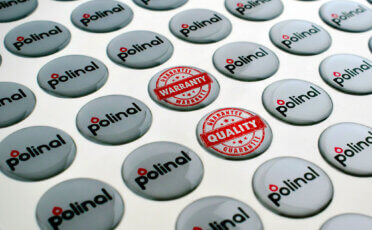 Quality Guarantee for 3D Dome Stickers from POLINAL